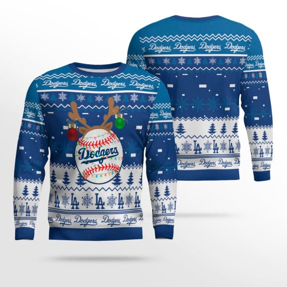 Los Angeles Dodgers Christmas Ugly Sweater – Moonbestprint