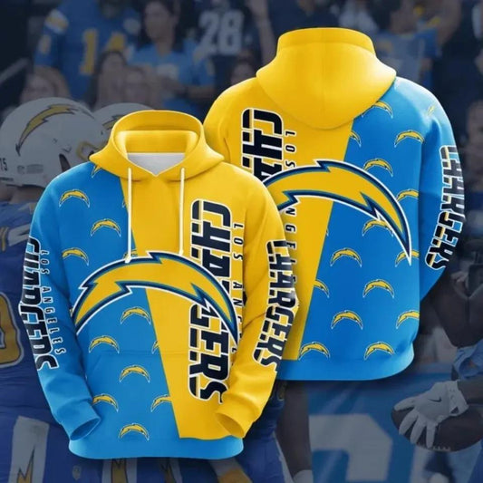 Los Angeles Football Team Chargerss 3D Hoodie, NFL Hoodie Moonbestprint