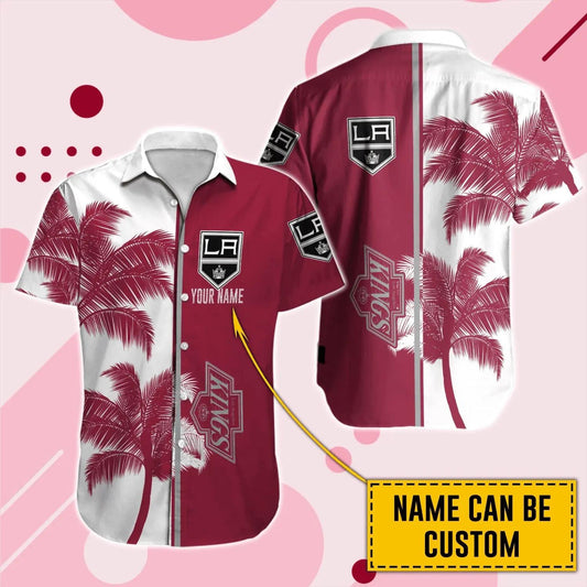Los Angeles Kings Custom  Hawaii Shirt, NHL Hawaiian Shirt Moonbestprint