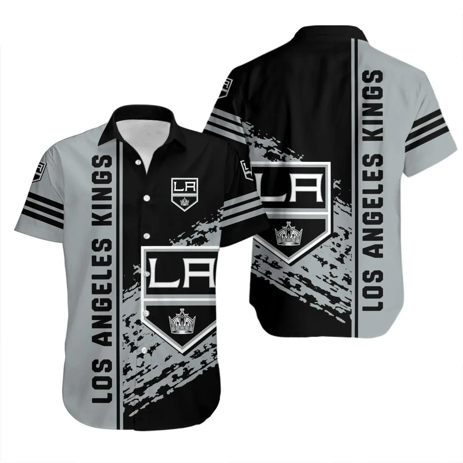 Los Angeles Kings Hawaiian Shirt Quarter Style - NHL, NHL Hawaiian Shirt Moonbestprint