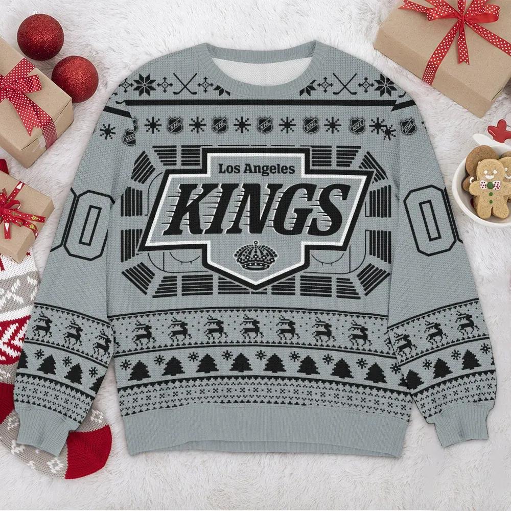 Los Angeles Kings NHL Custom Ugly Christmas Sweater, NHL Christmas Sweater Moonbestprint