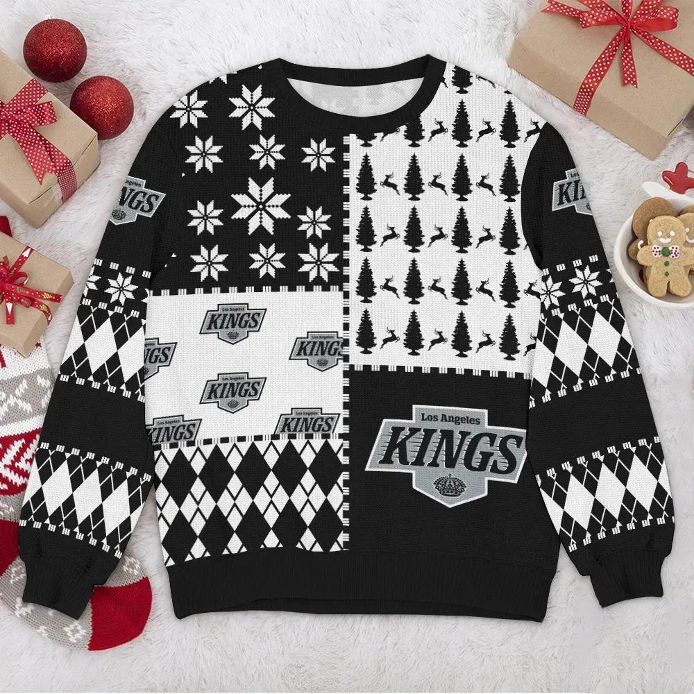 Los Angeles Kings NHL Ugly Christmas Sweater, NHL Christmas Sweater Moonbestprint
