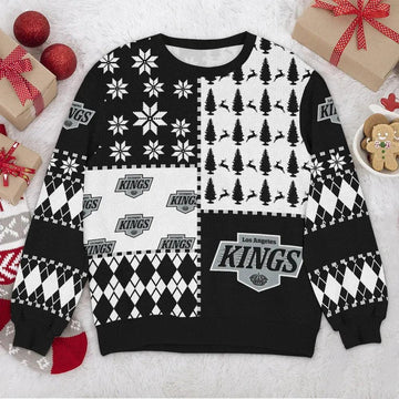 Los Angeles Kings NHL Ugly Christmas Sweater, NHL Christmas Sweater Moonbestprint