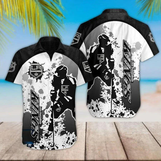 Los Angeles Kings Team Hawaiian Shirt 1, NHL Hawaiian Shirt Moonbestprint