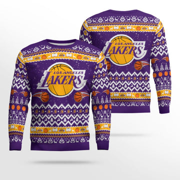 Los Angeles Lakers Ugly Christmas Sweater – Moonbestprint