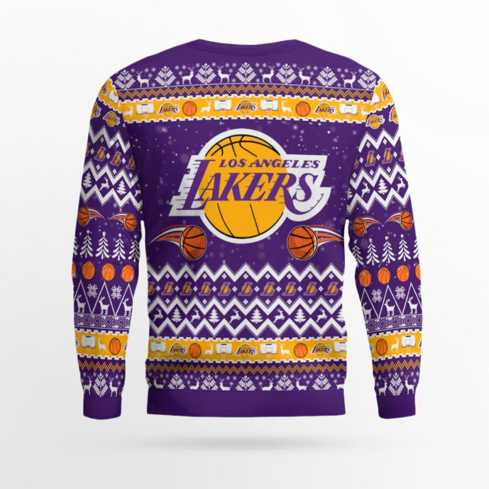 Los Angeles Lakers Ugly Christmas Sweater – Moonbestprint