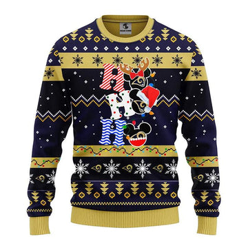 Los Angeles Rams HoHoHo Ugly Christmas Sweater, NFL Christmas Sweater Moonbestprint