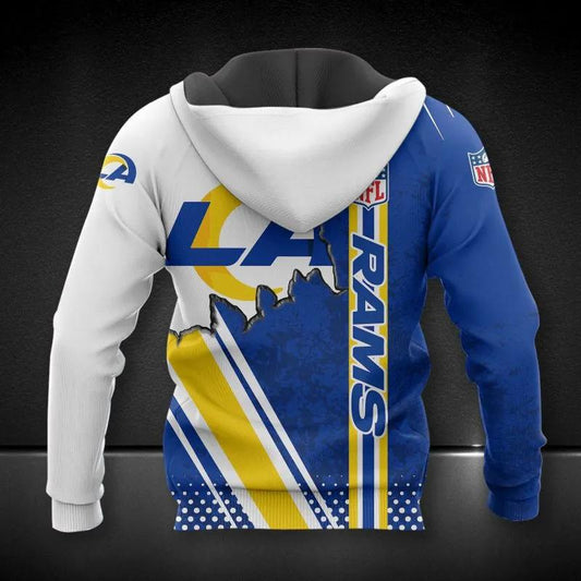 Los Angeles Rams NFL All Over Print Hoodie, NFL Hoodie Moonbestprint