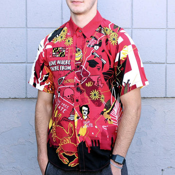 Love Where You're From (Red) / Hawaiian Shirt – Moonbestprint