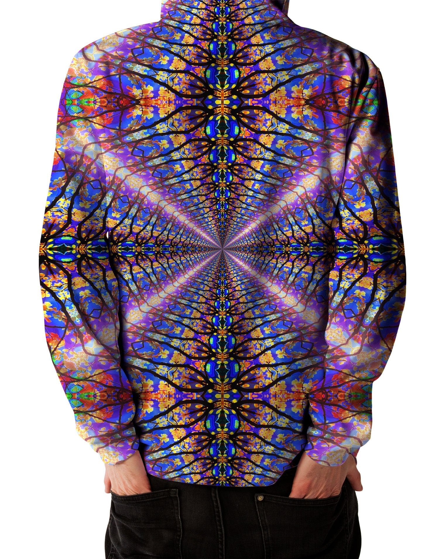 Color Tunnel Unisex Zip-Up Hoodie -Moonbestprint