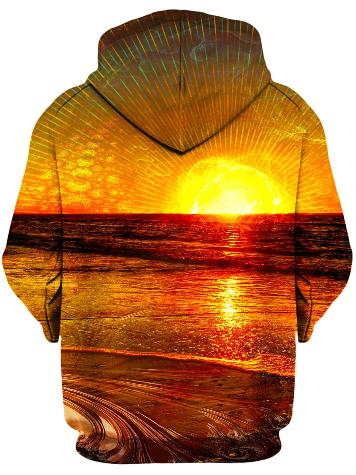 Fractal Sunset Unisex Hoodie -Moonbestprint