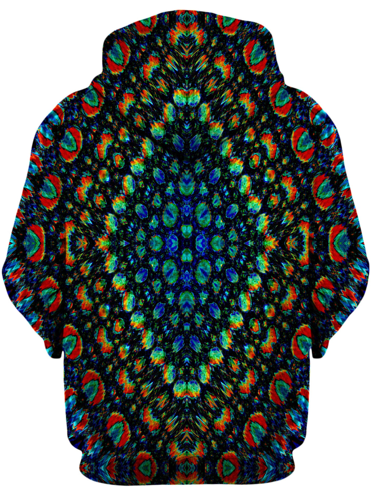 Oil Mosaic Unisex Zip-Up Hoodie -Moonbestprint