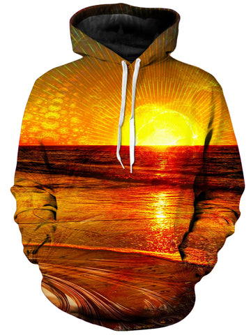 Fractal Sunset Unisex Hoodie -Moonbestprint
