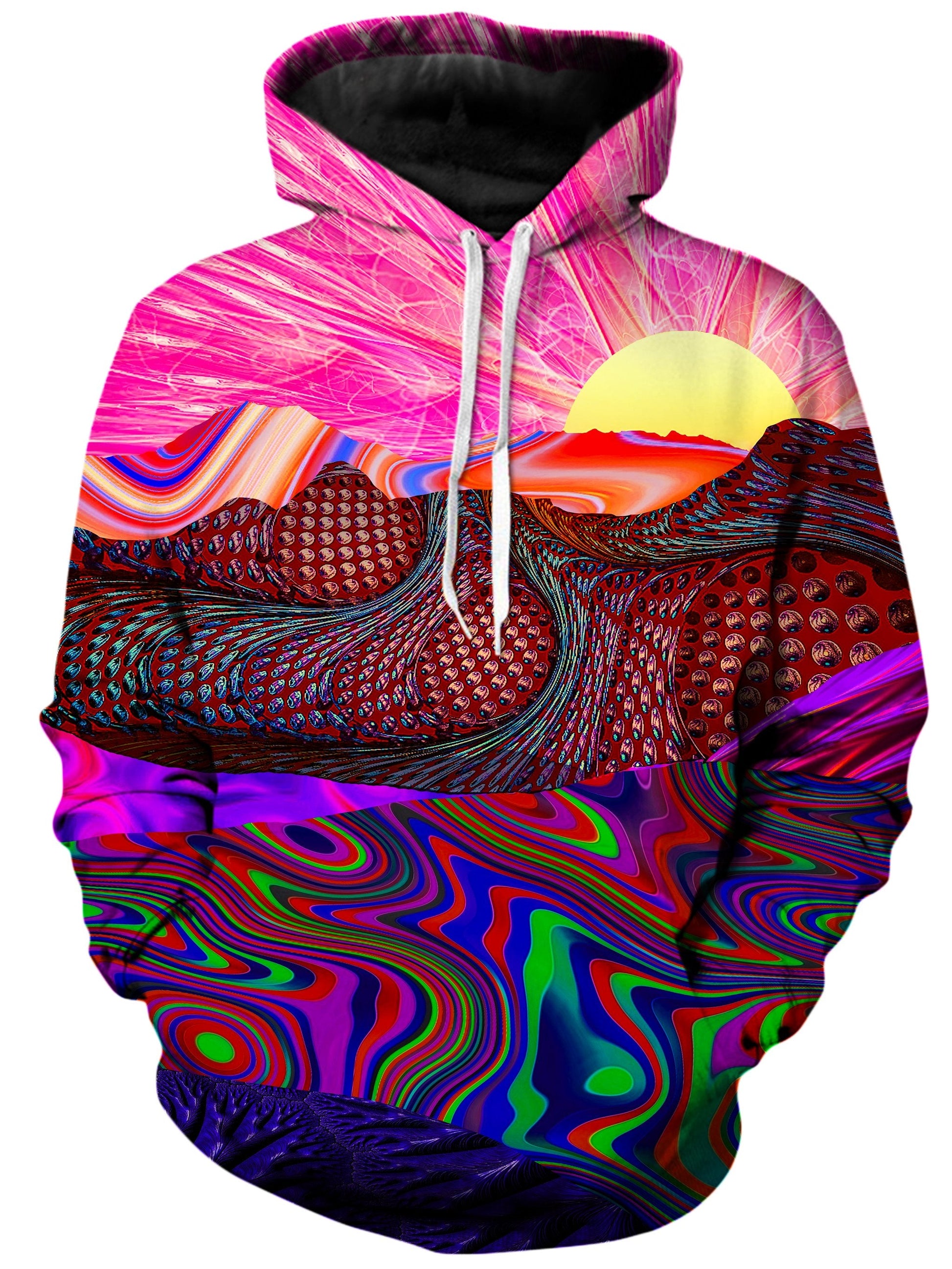 Trippy Trek Unisex Hoodie -Moonbestprint