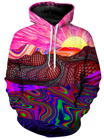 Trippy Trek Unisex Hoodie -Moonbestprint