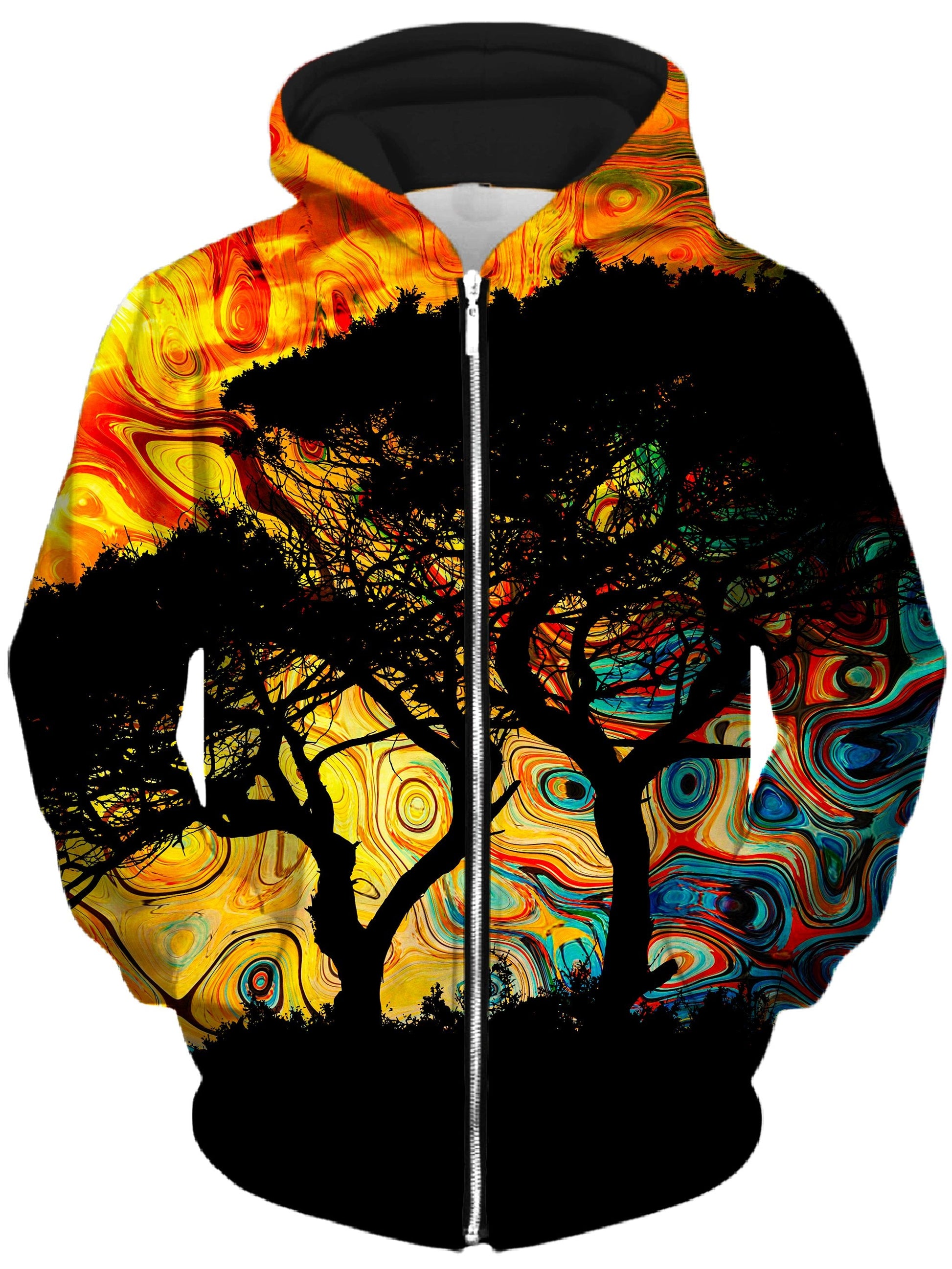 African Sun Unisex Zip-Up Hoodie -Moonbestprint