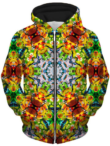 Bird Kalied Unisex Zip-Up Hoodie -Moonbestprint