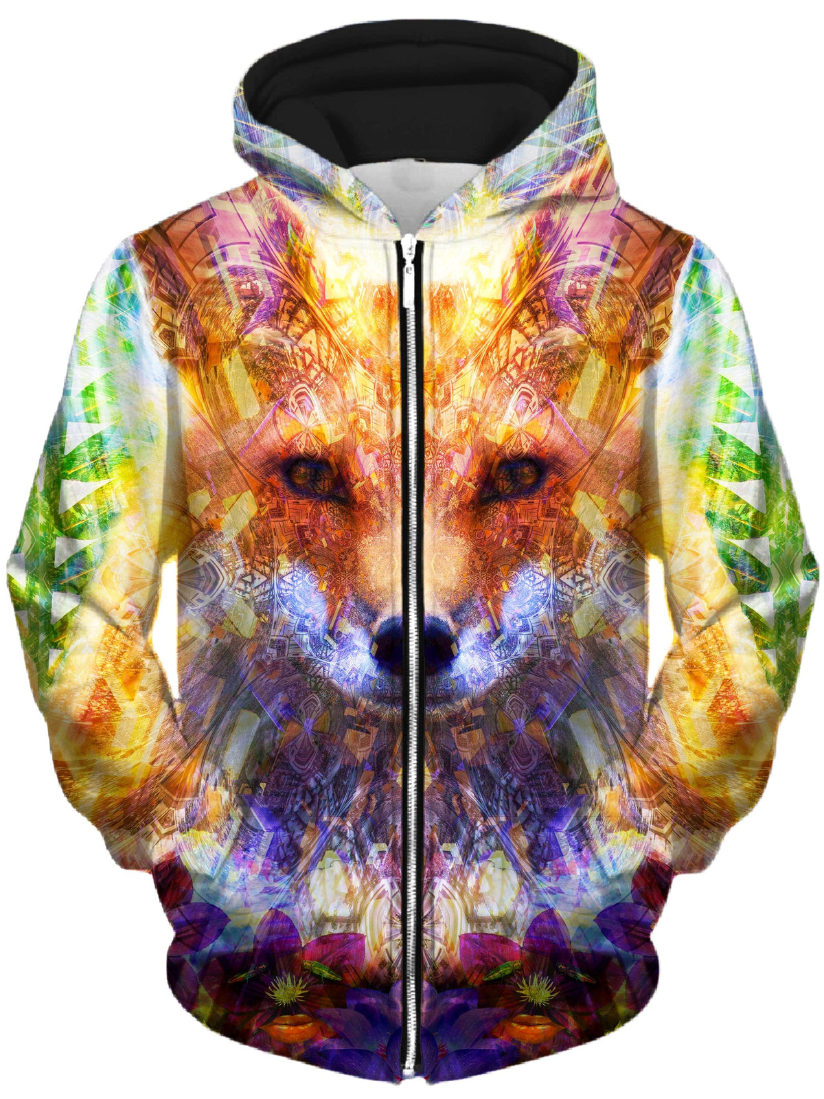 Fox Unisex Zip-Up Hoodie -Moonbestprint