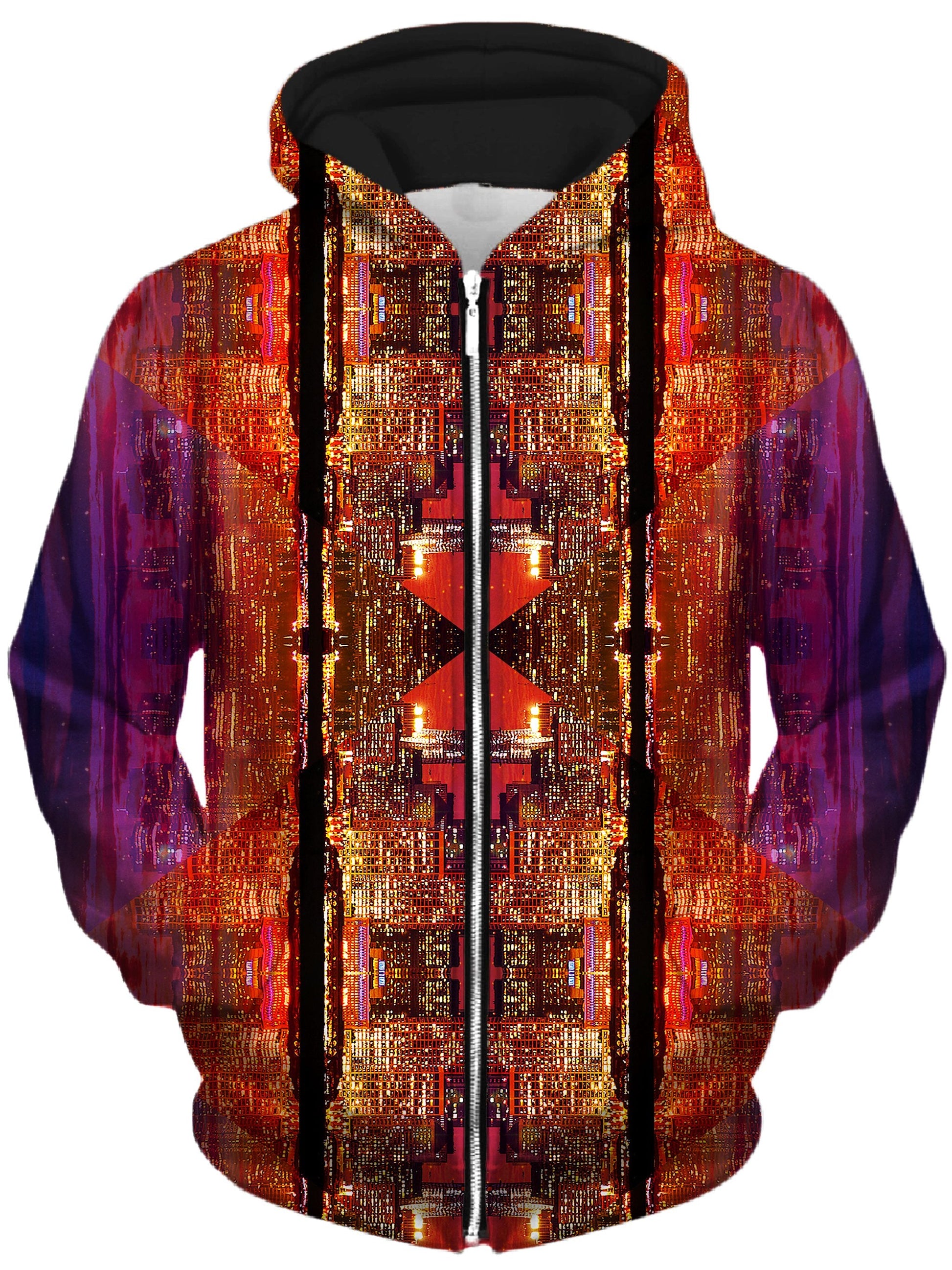 Future Giza Unisex Zip-Up Hoodie -Moonbestprint