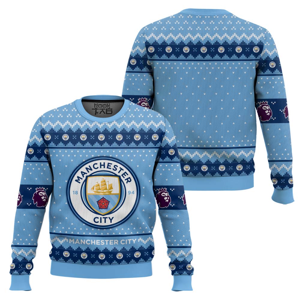 Manchester City Christmas Sweater – Moonbestprint