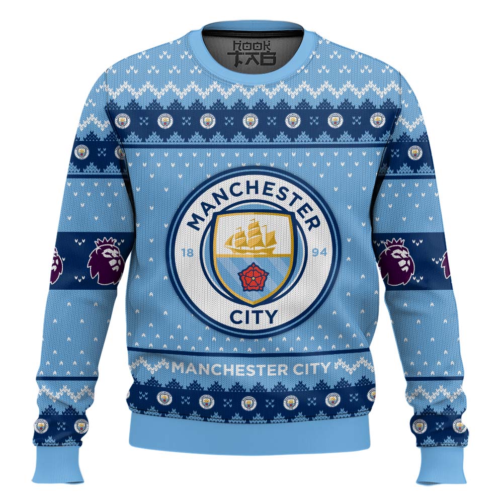 Manchester City Christmas Sweater – Moonbestprint