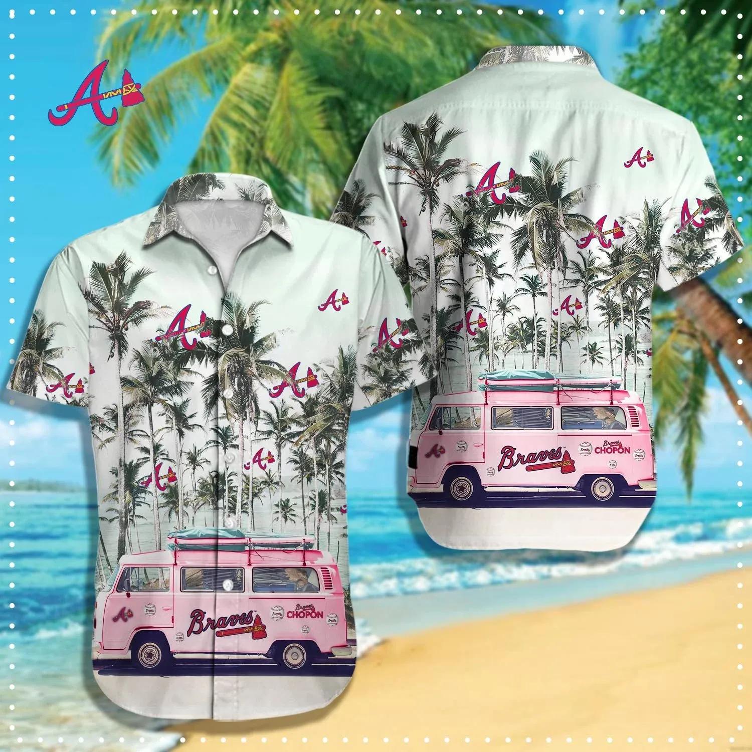 MLB Atlanta Braves Hawaiian Shirt 2, MLB Hawaiian Shirt Moonbestprint