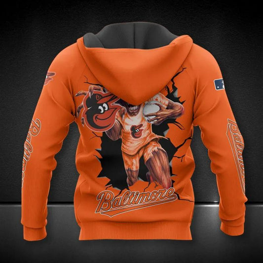 MLB Baltimore Orioles All Over Print Apparel 1, MLB Hoodie Moonbestprint