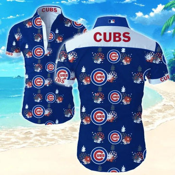 MLB Merry Christmas Chicago Cubs Hawaiian Graphic All Over Print, MLB Hawaiian Shirt Moonbestprint