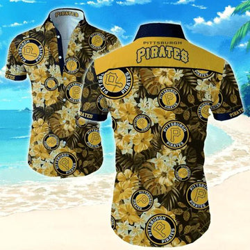 MLB Pittsburgh Pirates 1 Hawaiian Graphic All Over Print, MLB Hawaiian Shirt Moonbestprint