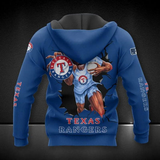 MLB Texas Rangers All Over Print Hoodie 1, MLB Hoodie Moonbestprint