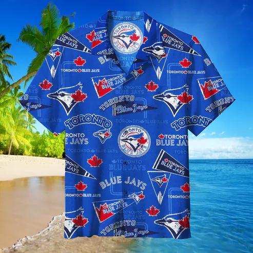 MLB Toronto Blue Jays Hawaiian Shirt, Tropical Shirts For Men Moonbestprint