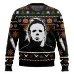 Michael Myers Ugly Christmas Sweater, Halloween Ugly Christmas Sweater – Moonbestprint
