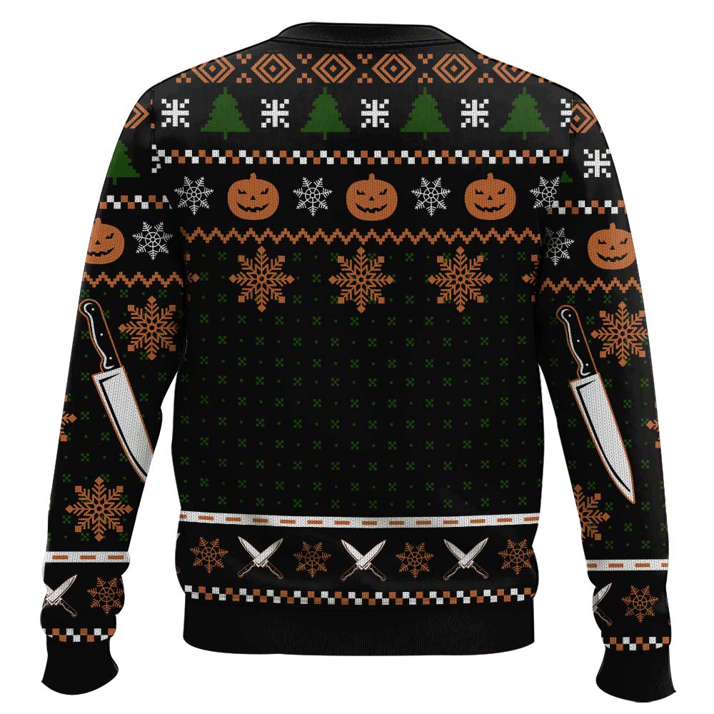Michael Myers Ugly Christmas Sweater, Halloween Ugly Christmas Sweater – Moonbestprint