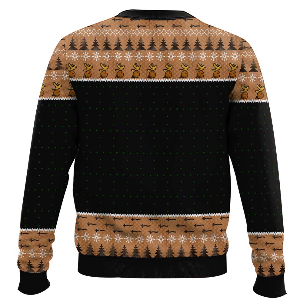 Arthur vs Black Knight Pixel Monty Python Christmas Sweater – Moonbestprint