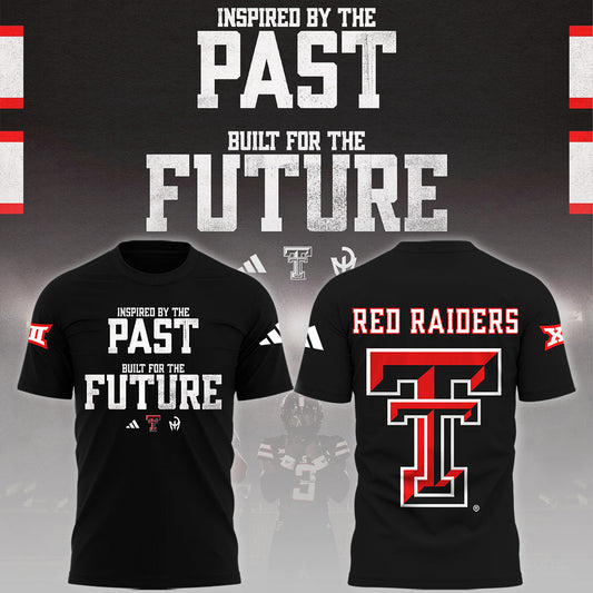 Texas Tech Red Raider NCAA Football Black New Era 2024 Limited T-Shirt | DG69 Moonbestprint