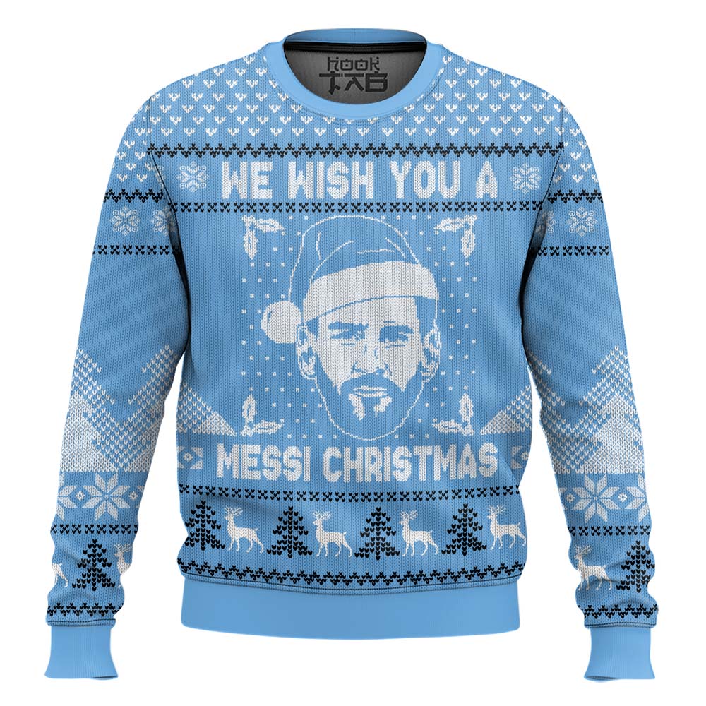 Messi Merry Christmas Ugly Sweater – Moonbestprint