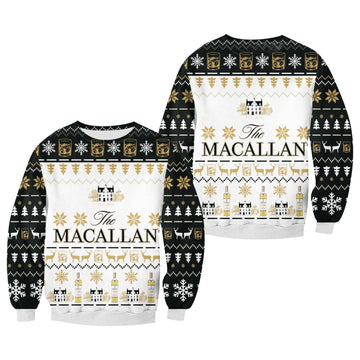 Macallan Luxury Single Malt Scotch Whisky Ugly Christmas Sweater – Moonbestprint