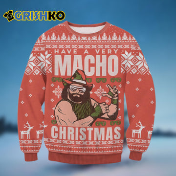 Macho Man Randy Savage Ugly Christmas Sweater - Moonbestprint