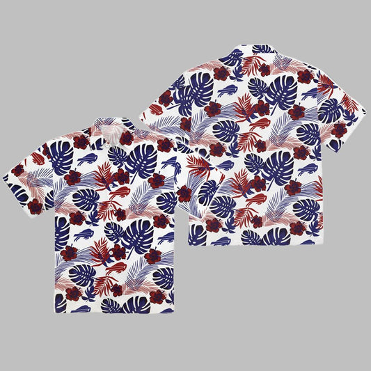 Mack Hollins Bills Hawaiian Shirt - Moonbestprint