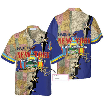 Made in New York Custom Name Hawaiian Shirt – Moonbestprint