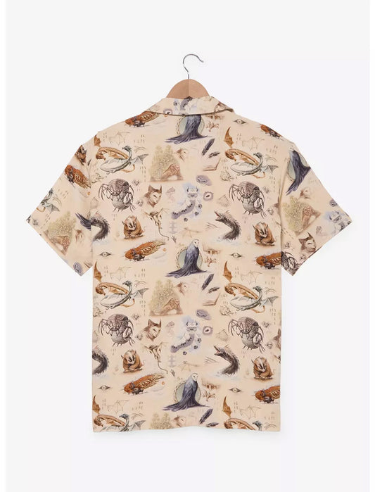 Magic The Gathering x Avatar The Last Airbender Creatures Woven Hawaiian Shirt – Moonbestprint