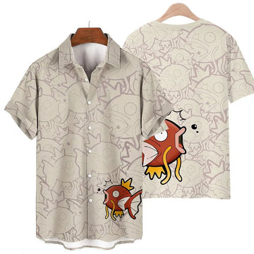 Pokemon Magikarp Aloha Shirt Unique Anime Hawaiian Shirt for Fans – Moonbestprint