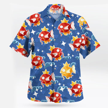 Magikarp Pokemon Hawaiian Shirt Shiny Tropical Aloha Shirt – Moonbestprint