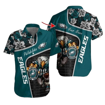 Majestic Eagles Spirit Floral Hawaiian Shirt - Moonbestprint