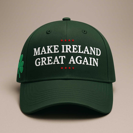Make Ireland Great Again Clover Hat -Moonbestprint