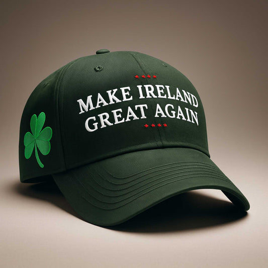 Make Ireland Great Again Clover Hat -Moonbestprint