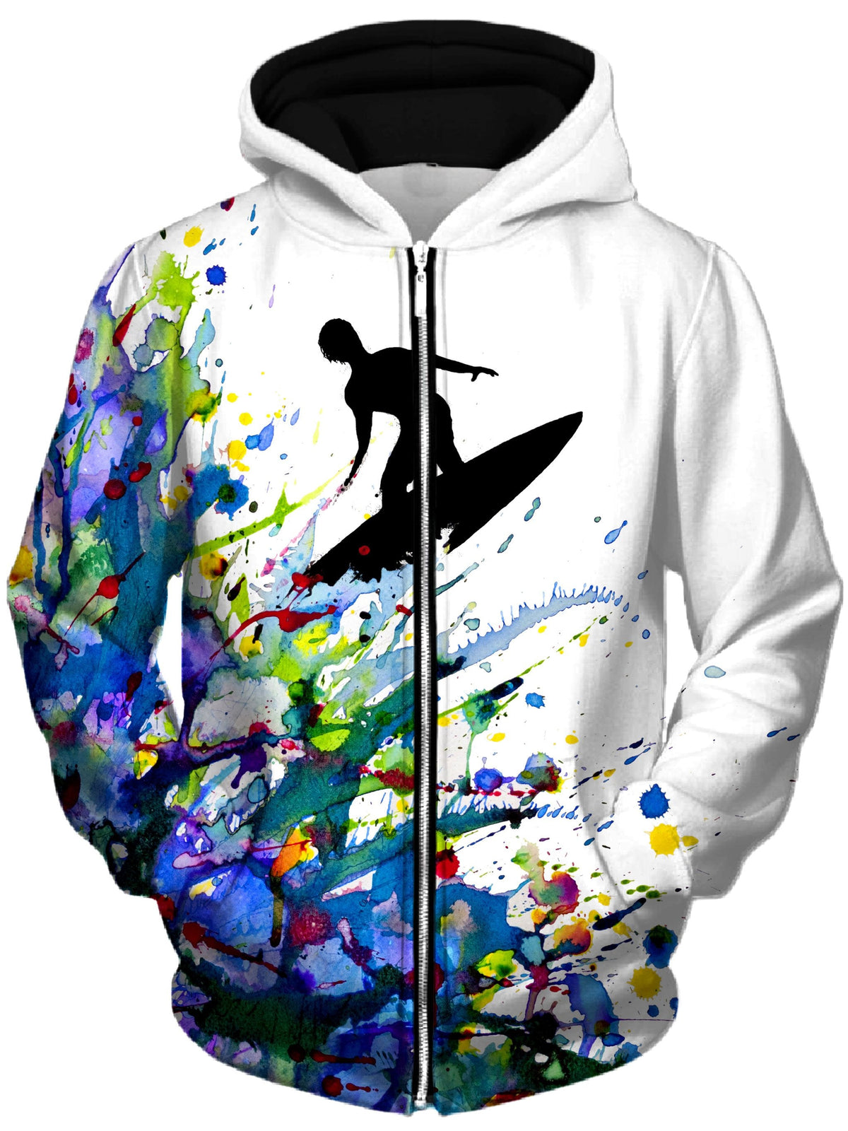 A Pollock's Point Break Unisex Zip-Up Hoodie -Moonbestprint