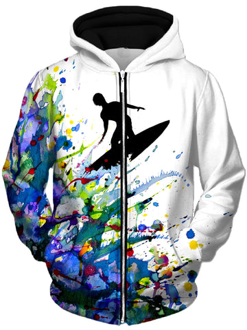 A Pollock's Point Break Unisex Zip-Up Hoodie -Moonbestprint