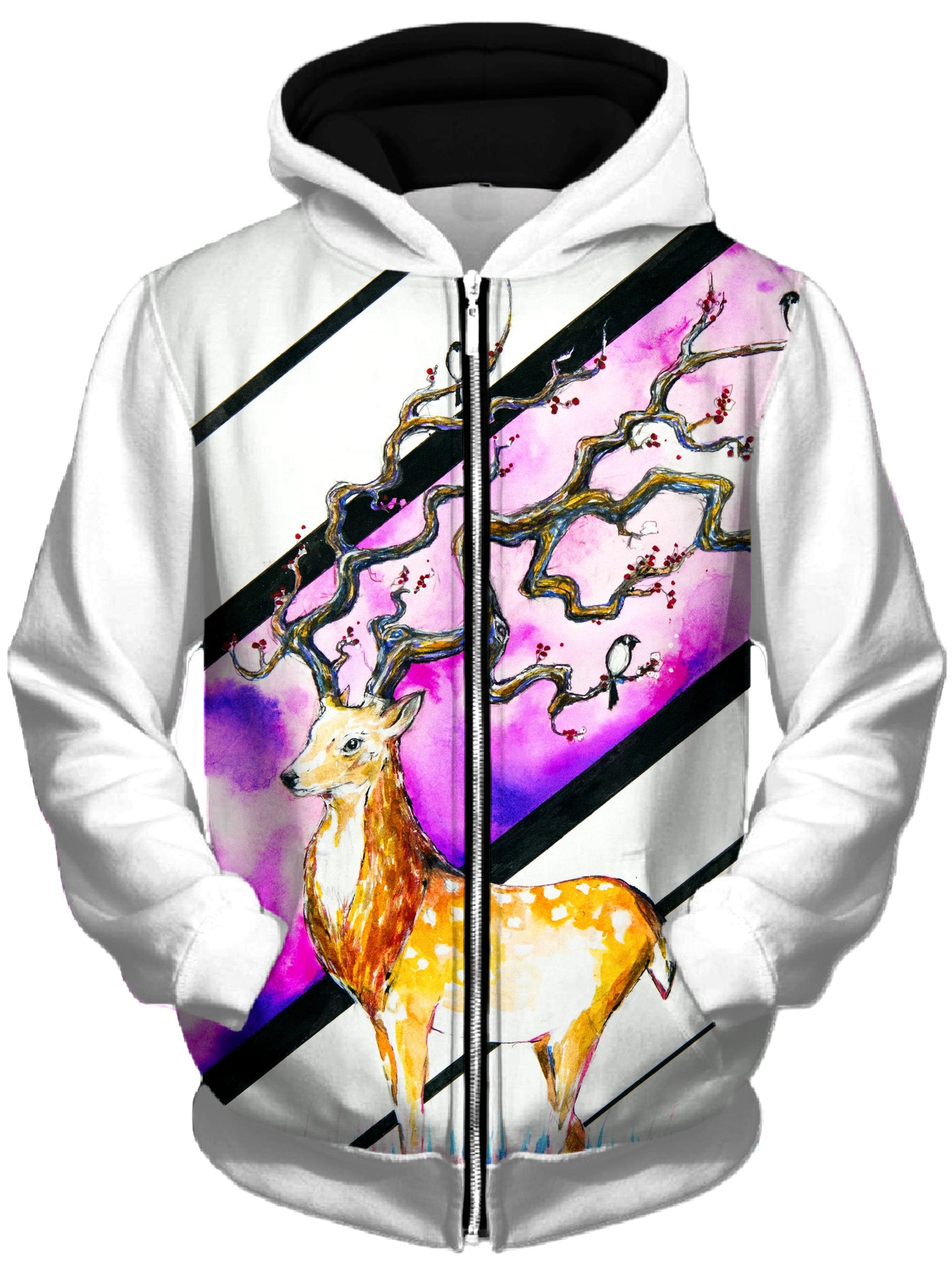 Alastor Unisex Zip-Up Hoodie -Moonbestprint
