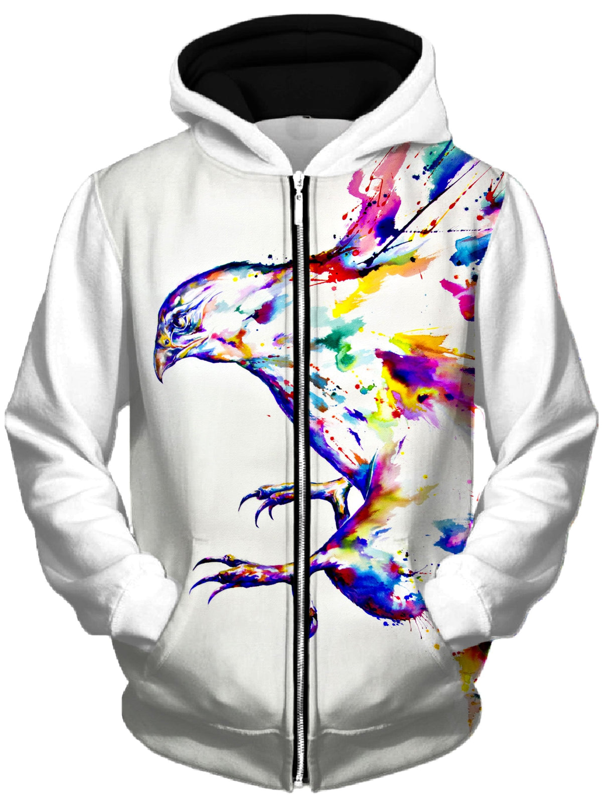 Descent Unisex Zip-Up Hoodie -Moonbestprint